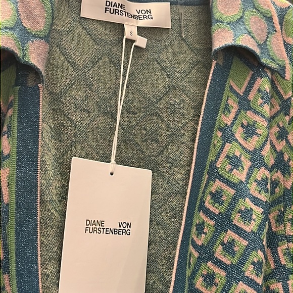 Diane Von Furstenberg  Carlo Jacquard Wrap Dress - Picture 10 of 17